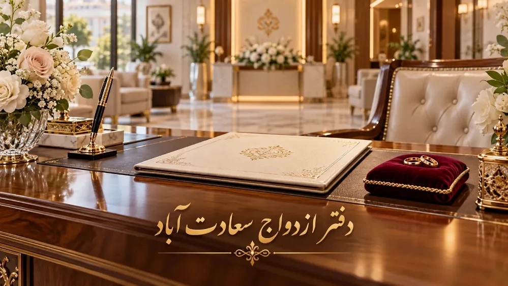 دفتر ازدواج سعادت آباد با ثبت رسمی و عاقد مجرب