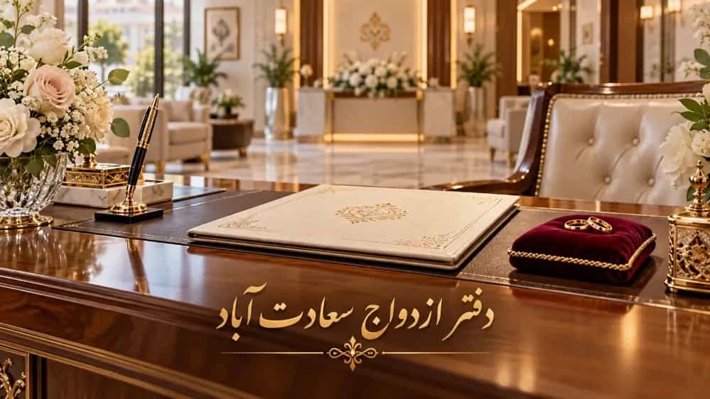 دفتر ازدواج سعادت آباد با ثبت رسمی و عاقد مجرب